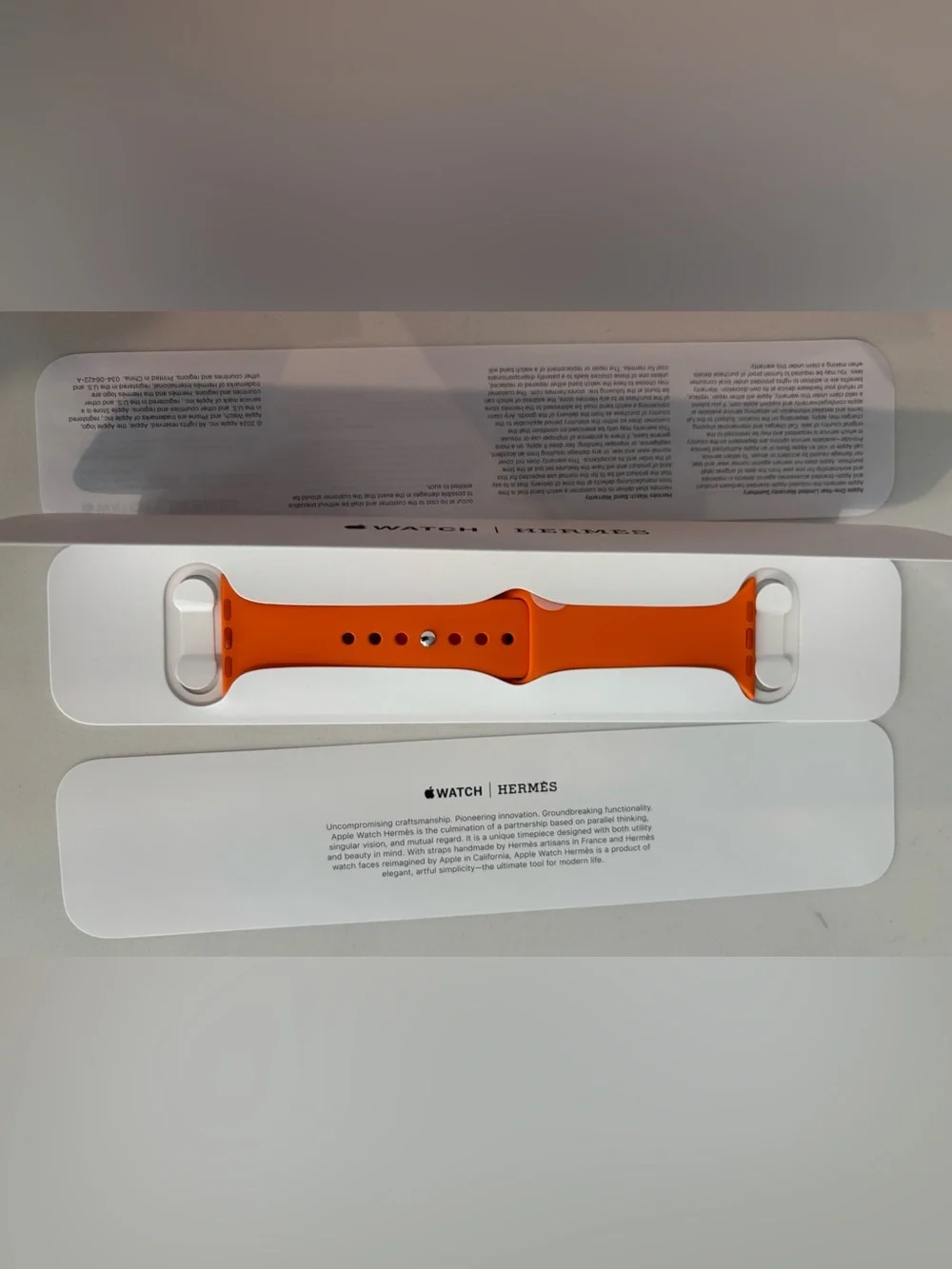 Hermes Smartwatch with Brown Leather Strap and Silver Case